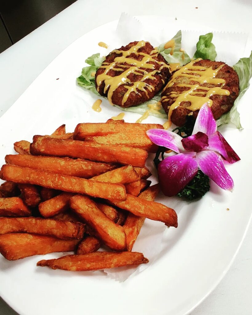 Crab cakes from Ginger Restaurant