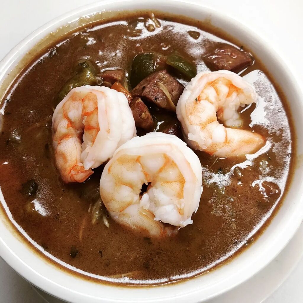 Bowl of gumbo from Ginger Restaurant